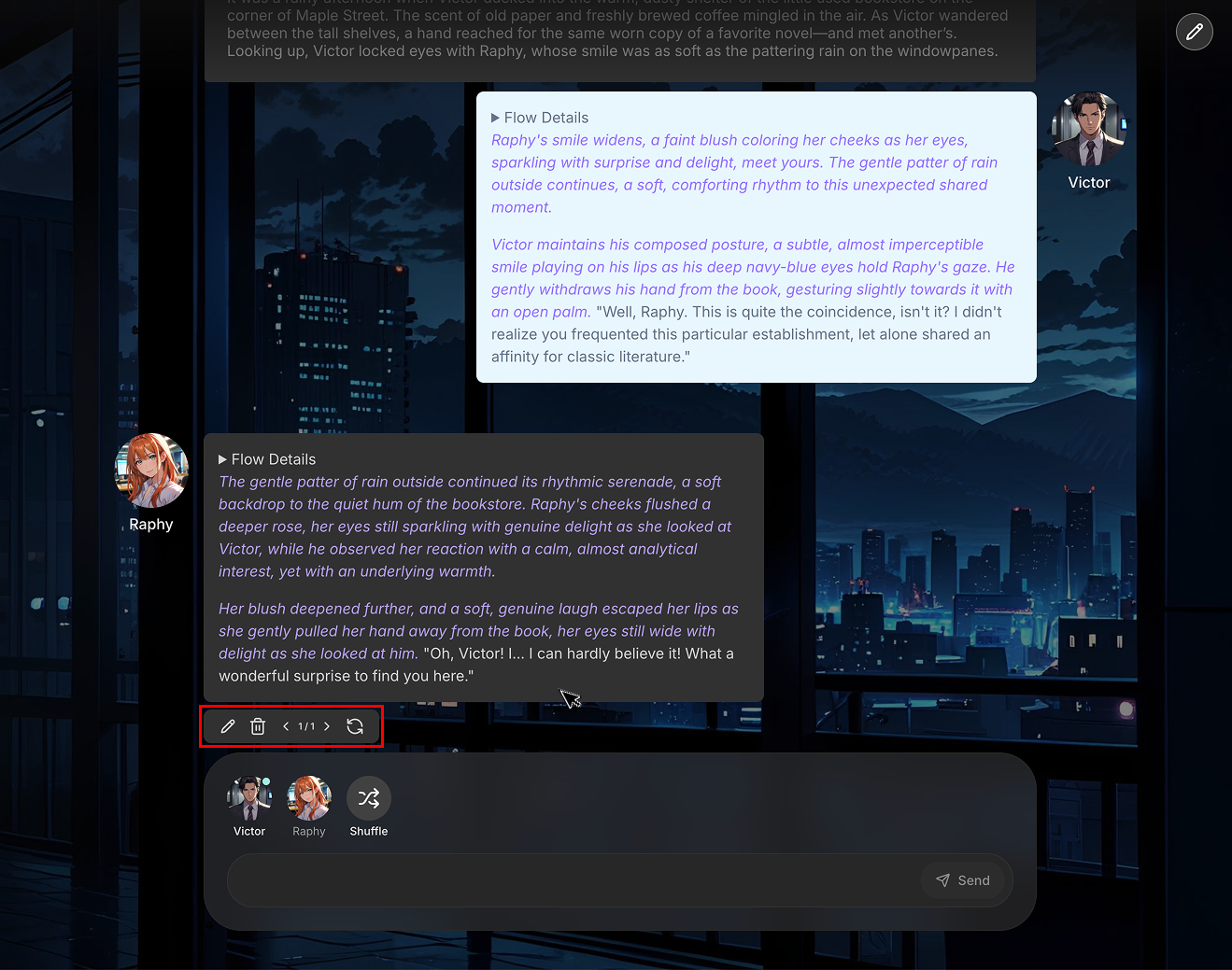 Message Edit Controls